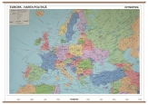 Harta Europa Administrativa + Harta Contur 160 x 120cm cod:R277017