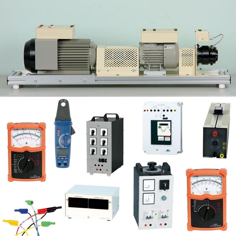 Set studiul motorului asincron trifazat si a generatorului cu CC de 300W