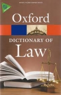 A Dictionary of Law n/e 