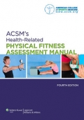 ACSM"s Health-Related Physical Fitness Assessment Manual