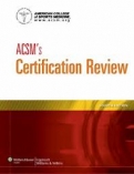 ACSM"s Certification Review